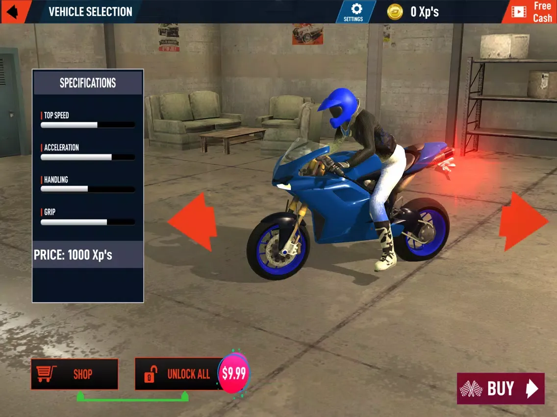 Tangkapan layar Heavy Snow Fast Biking Tour iPad 