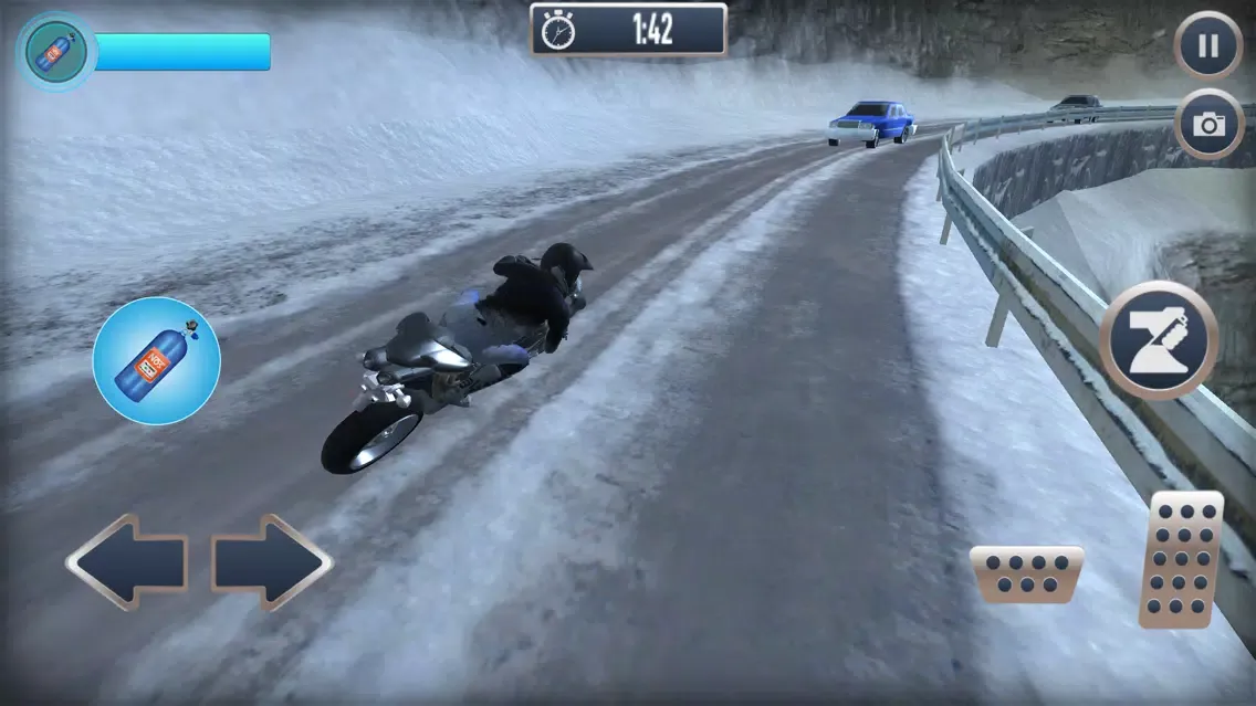 Tangkapan layar Heavy Snow Fast Biking Tour