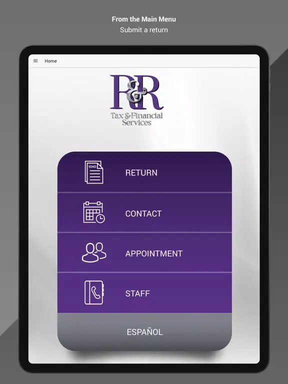 Captures d'écran de R & R Tax Financial Services iPad 