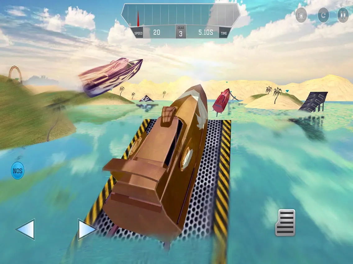ภาพหน้าจอของ Top Jetski Water Scooter Racer iPad 