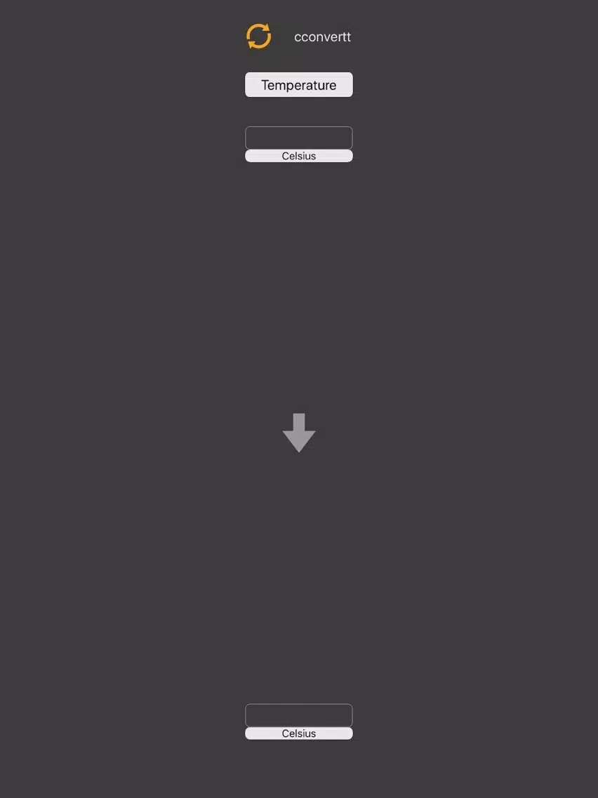 Tangkapan layar cconvertt iPad 