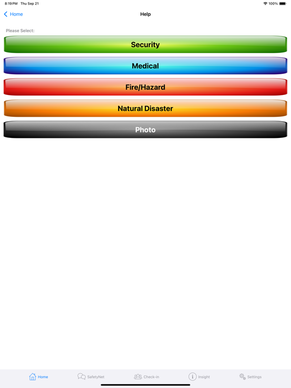 IRIS Alert iPad  سکرین شاٹس
