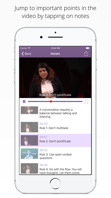 Ảnh chụp màn hình của Notate: Annotate YouTube videos