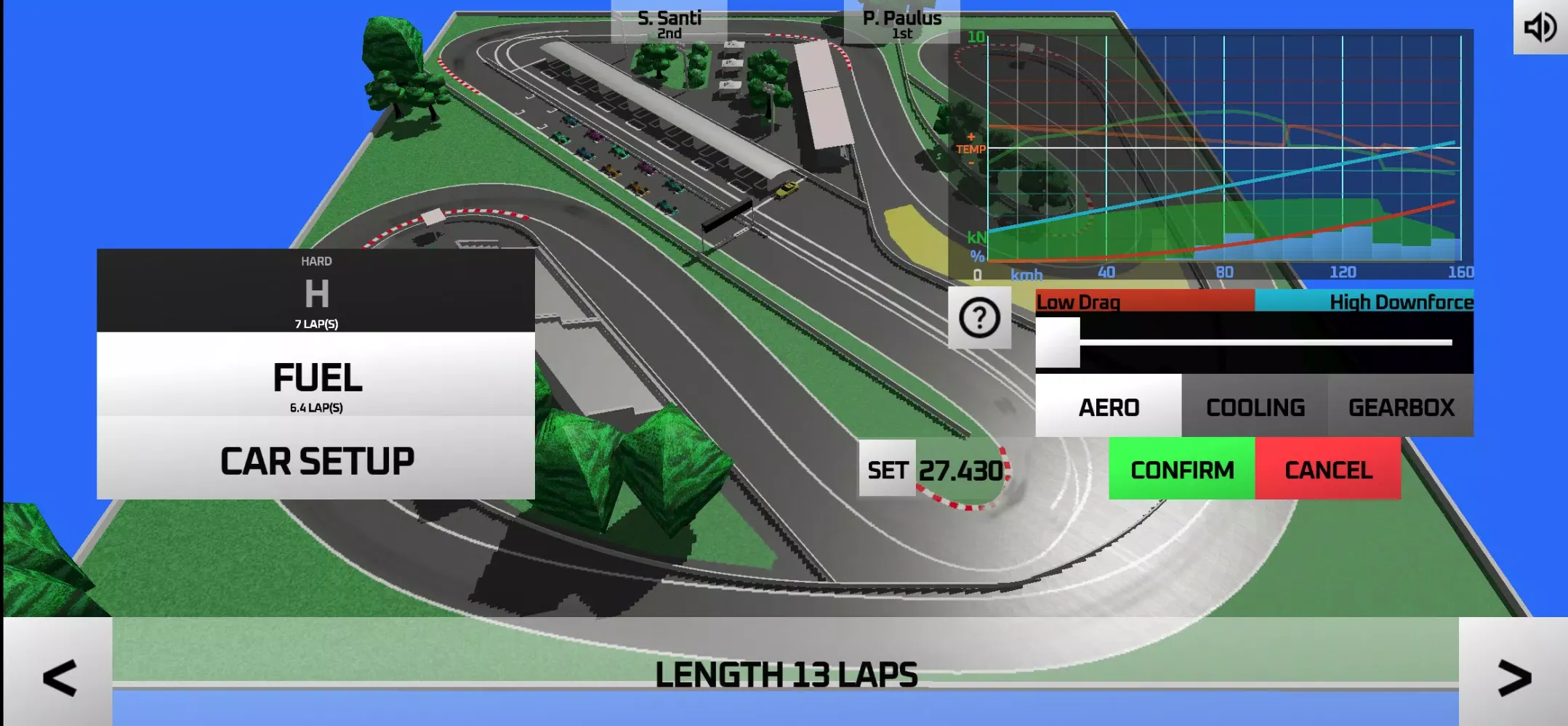 Tangkapan layar Real-time Racing Manager