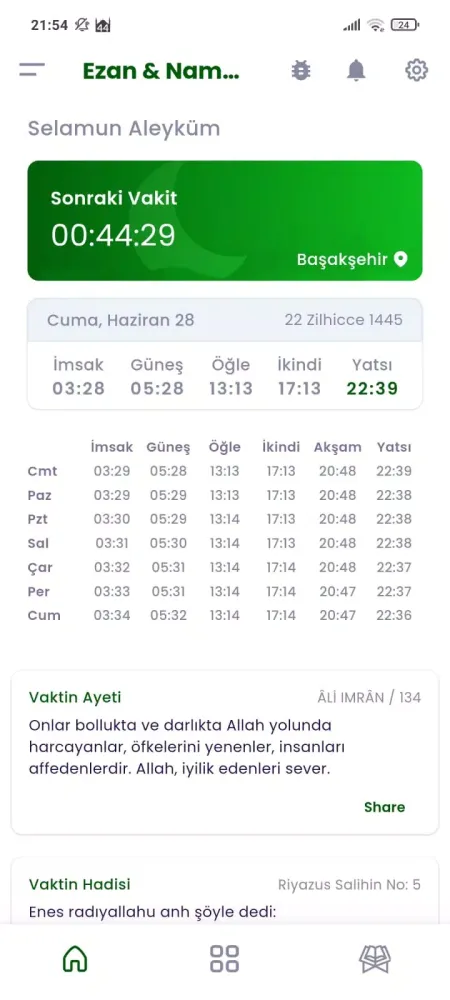 Azan & Prayer Time Ekran Görüntüleri
