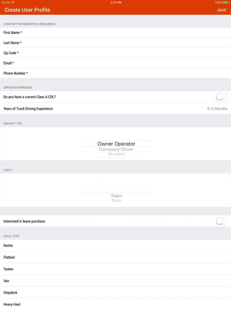 careersingear iPad  스크린샷