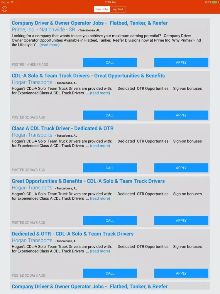 careersingear iPad  스크린샷