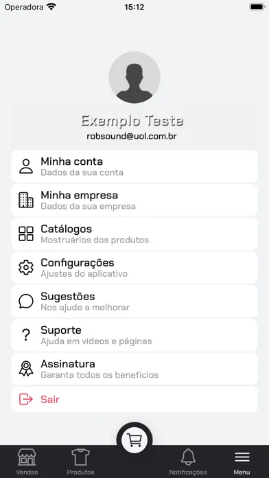 Ảnh chụp màn hình của RR Meu Estoque