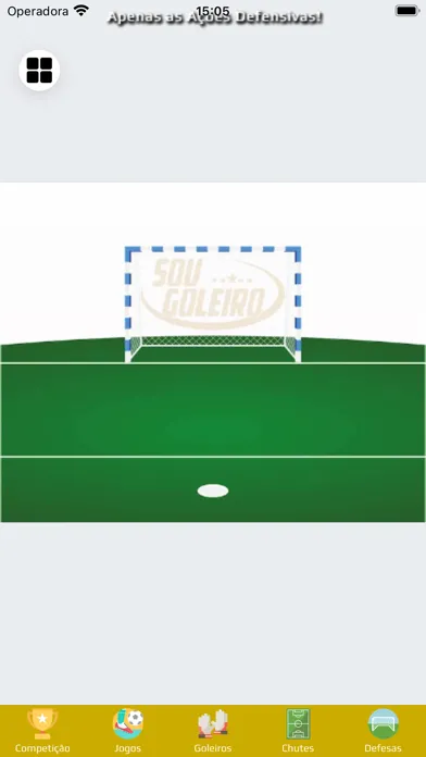 Capturas de tela do Sou Goleiro App
