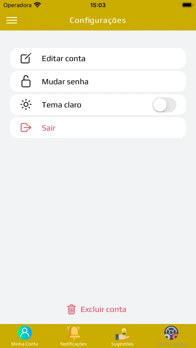 Capturas de tela do Sou Goleiro App