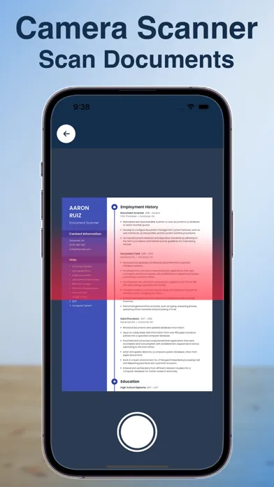 CamScan - PDF Scanner,Scan Doc سکرین شاٹس