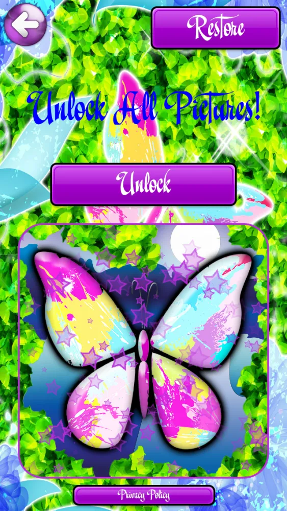 Butterfly Flutter - Coloring Pictures with Caterpillar Meadow and Dragonfly Weed Sanctuary سکرین شاٹس