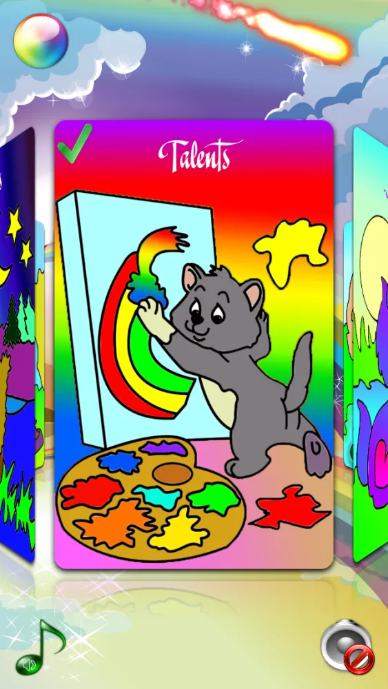 تصاویر Coloring Pages with Cute Kittens for Girls & Boys - Fashion Painting Sheets and Principe Games for Kids & Babies