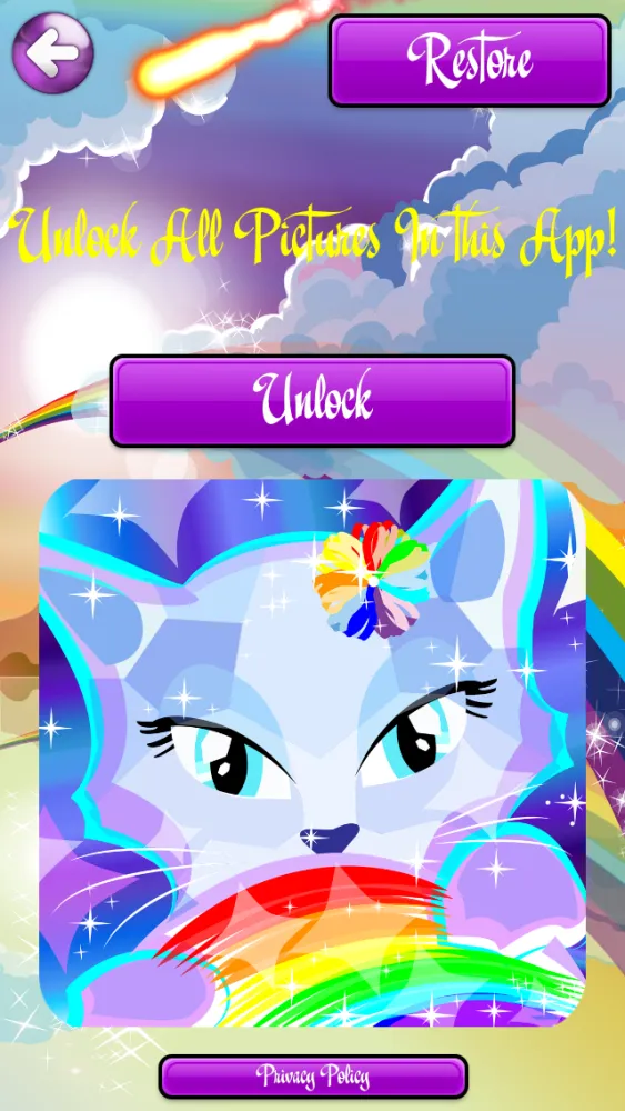 تصاویر Coloring Pages with Cute Kittens for Girls & Boys - Fashion Painting Sheets and Principe Games for Kids & Babies