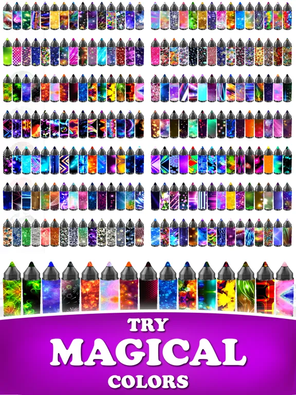 Capturas de tela do AntiStress Adult Coloring Book iPad 