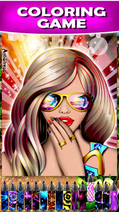 Tangkapan layar Tropical Princess with Fun Coloring Dress Up Games