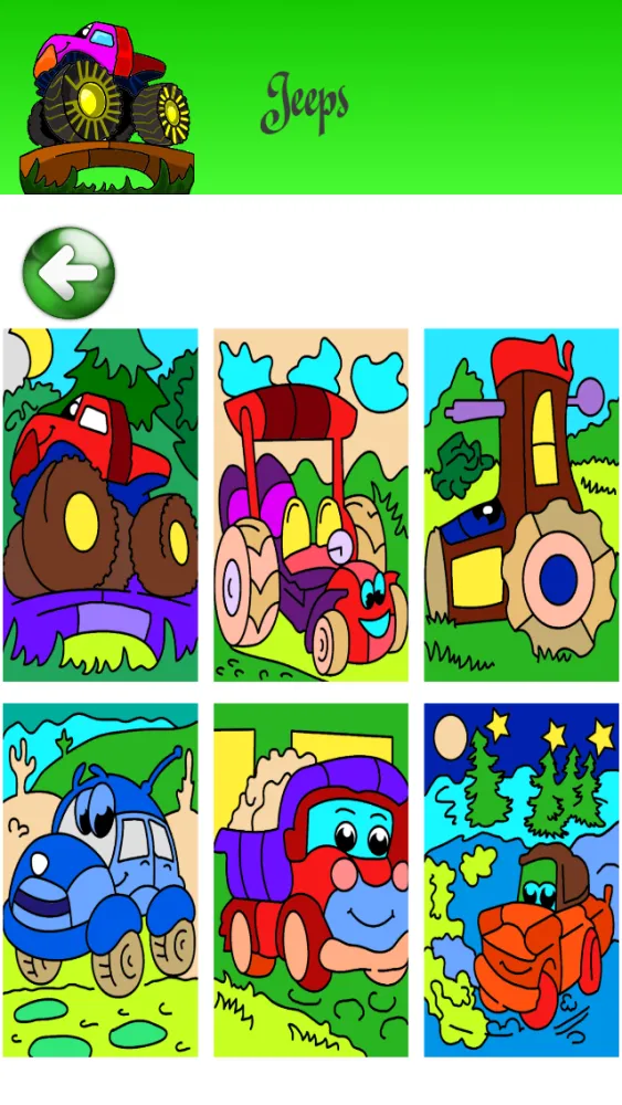 Coloring Pages for Boys with Cars 2 - Games & Pictures for Kids & Grown Ups应用截图