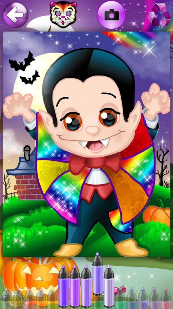 صور Fun Halloween Coloring Pages - Painting Pictures & Color Sheets for Kids
