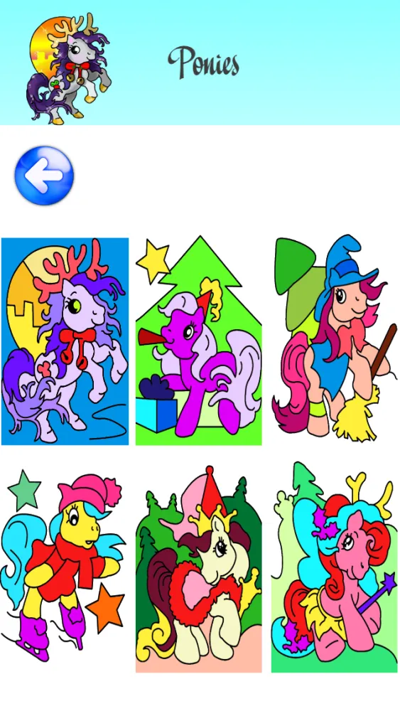 Christmas Coloring Pages for Girls & Boys with Santa & New Year Nick - Pony Painting Sheets & Fashion Papa Noel Games for my Little Kids, Babies & jr Brats Screenshots