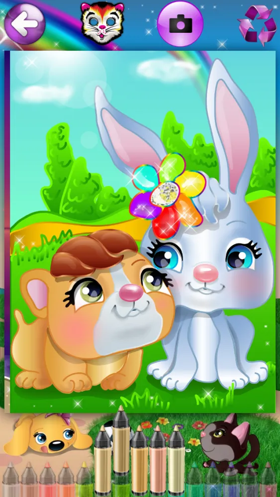 Royal Pets - Coloring Book for Kids with Littlest Animals Shop Screenshots