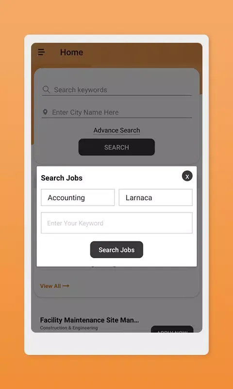 Tangkapan layar Cyprus Jobs