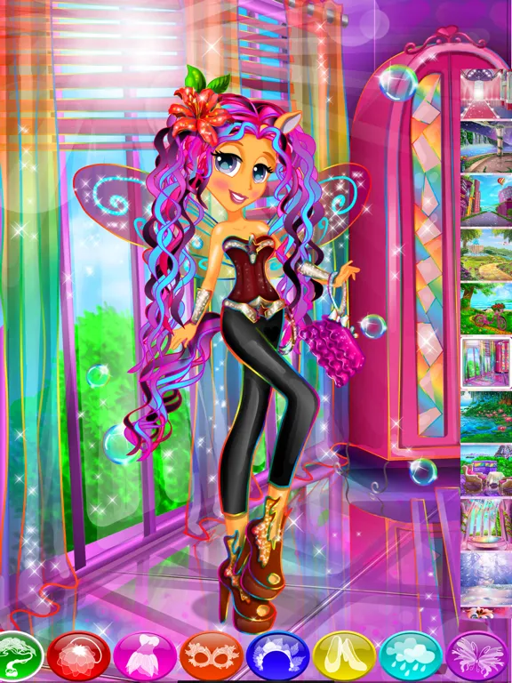 Pony Dolls Dress Up Games iPad  Screenshots