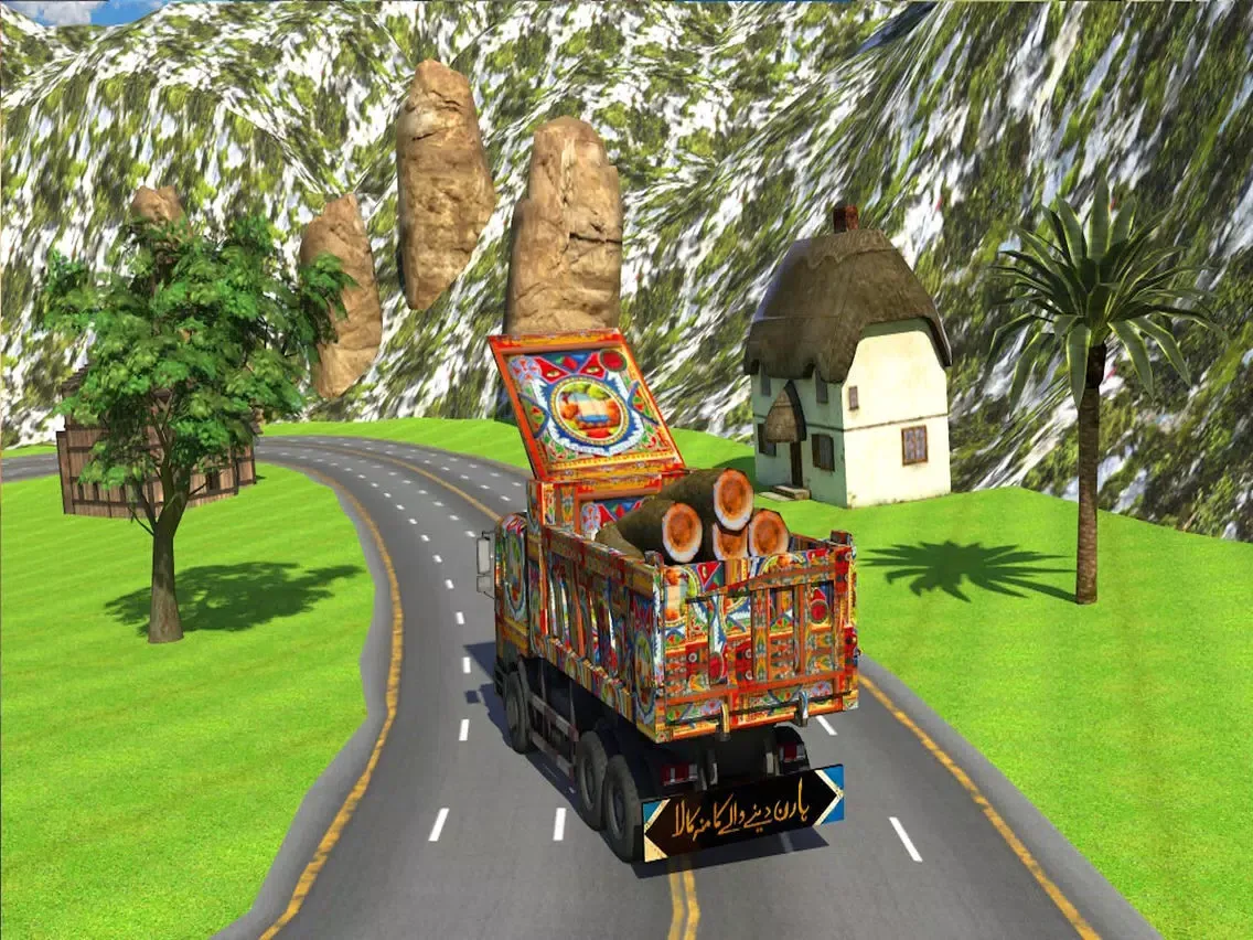 ภาพหน้าจอของ Drive Asia Cargo Truck iPad 