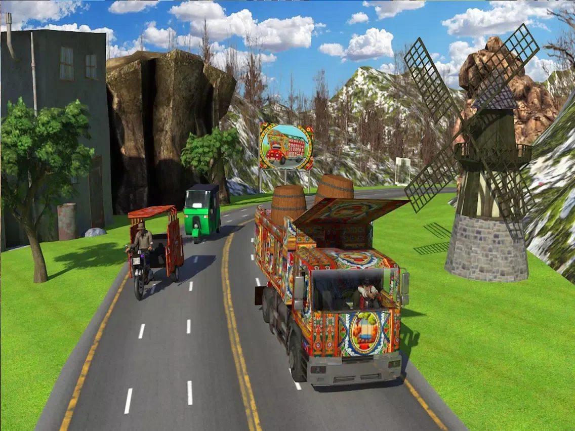 ภาพหน้าจอของ Drive Asia Cargo Truck iPad 