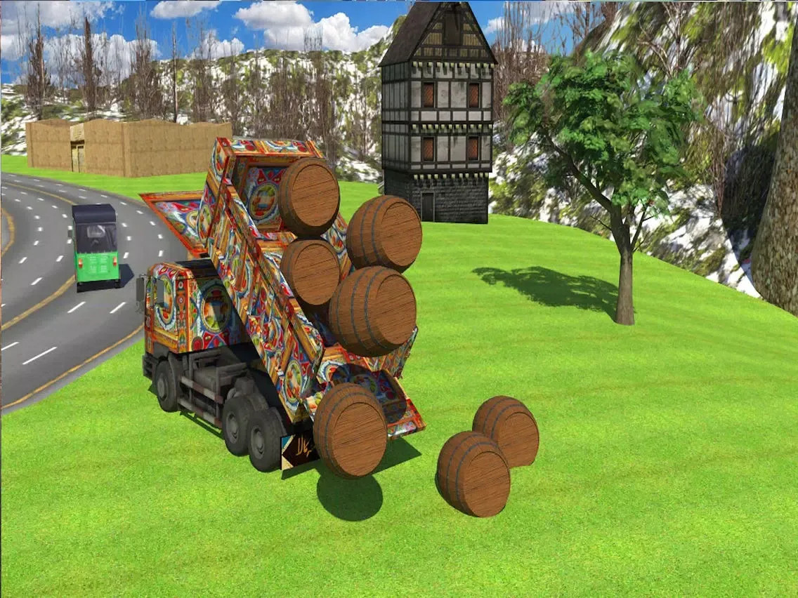 ภาพหน้าจอของ Drive Asia Cargo Truck iPad 