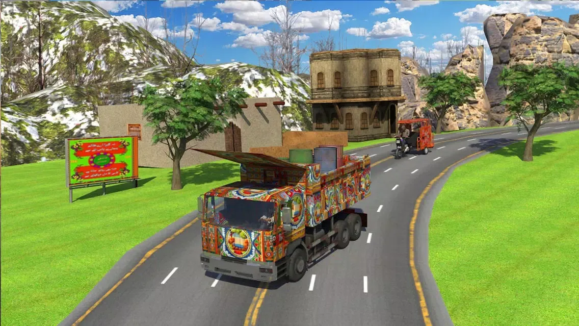 ภาพหน้าจอของ Drive Asia Cargo Truck