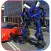 Futuristic Police Robot Runner