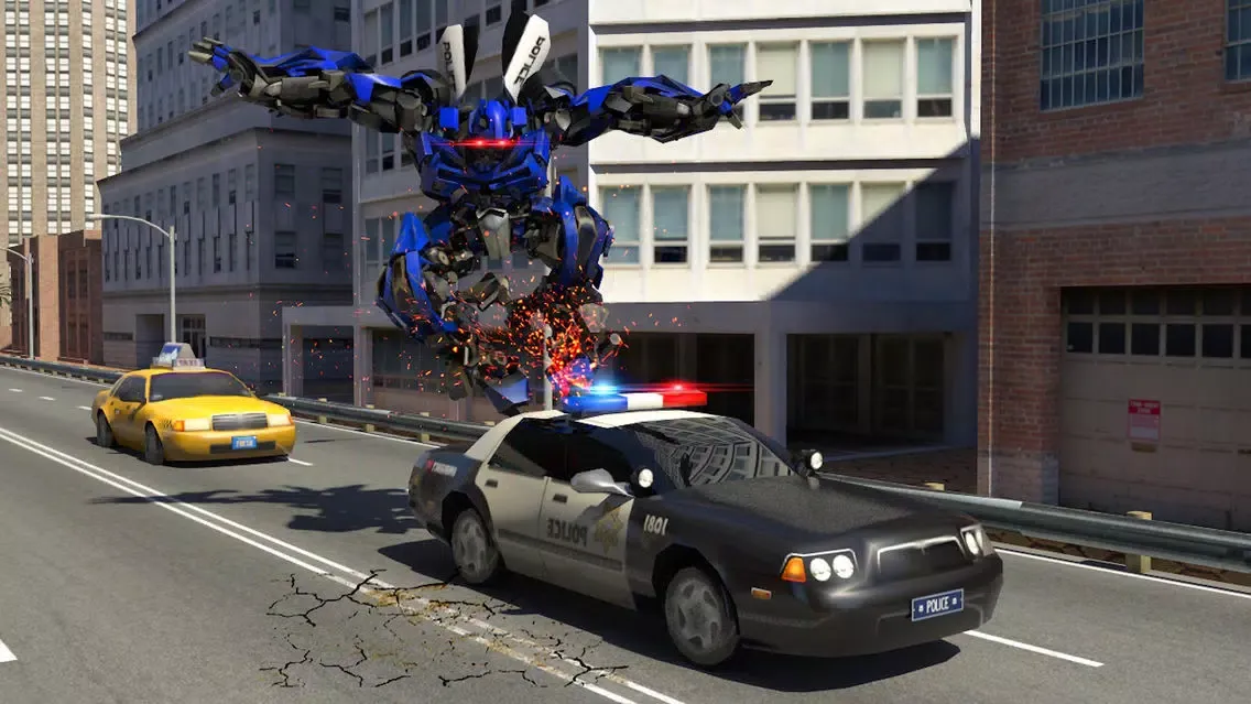 Futuristic Police Robot Runner应用截图