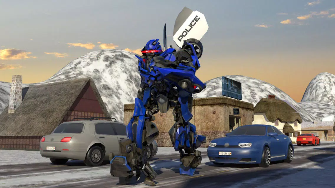 Futuristic Police Robot Runner应用截图