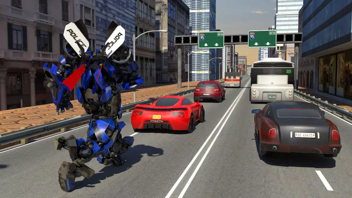 Futuristic Police Robot Runner应用截图