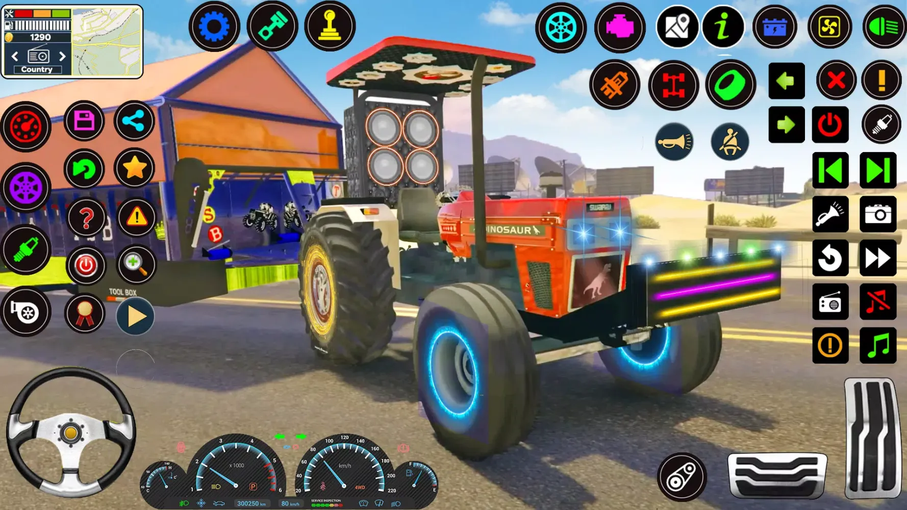تصاویر Indian Tractor Tochan Game 3d
