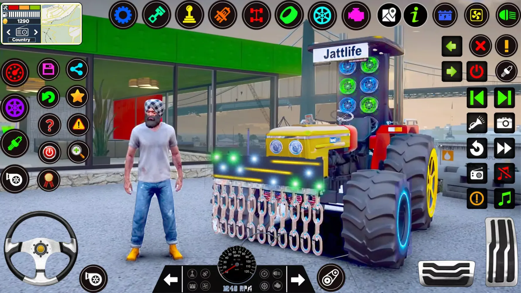 تصاویر Indian Tractor Tochan Game 3d