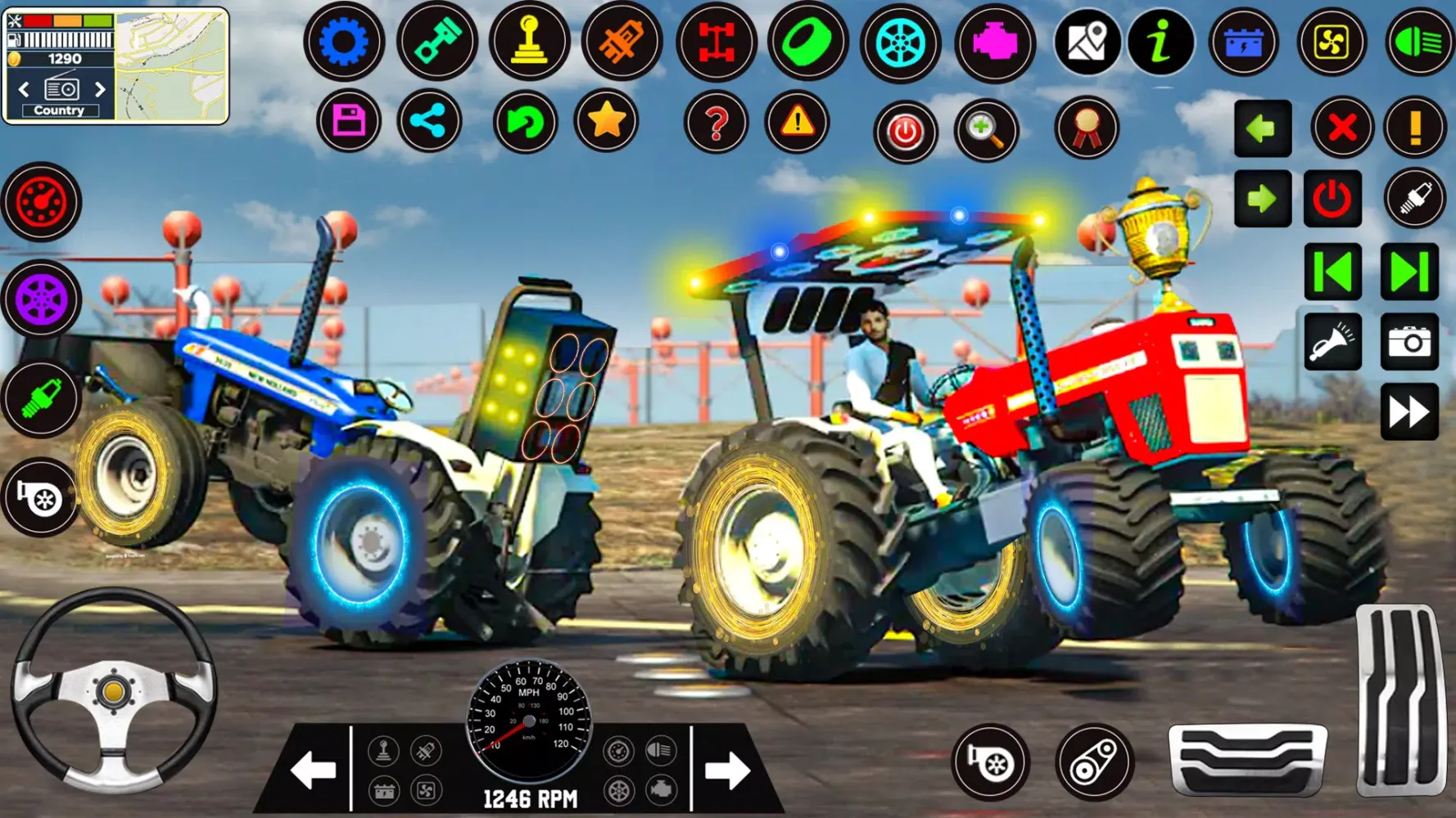 تصاویر Indian Tractor Tochan Game 3d