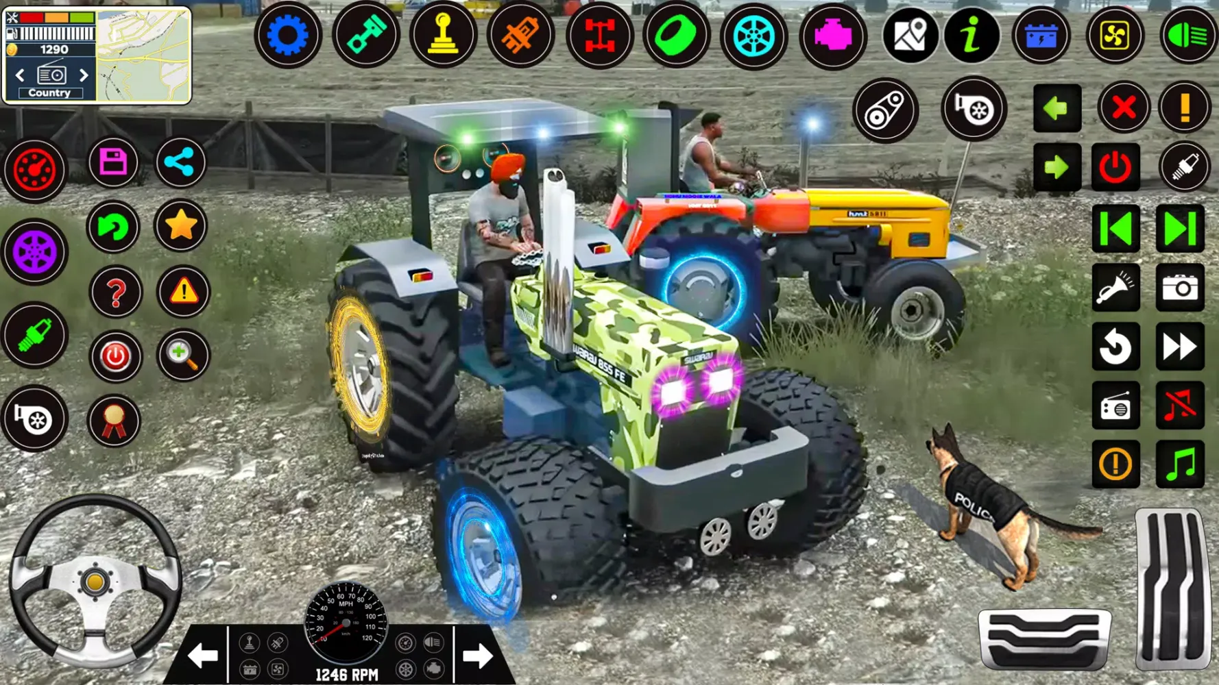 تصاویر Indian Tractor Tochan Game 3d
