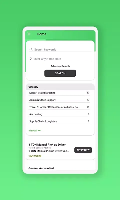 Zrzuty ekranu Dubai Jobs