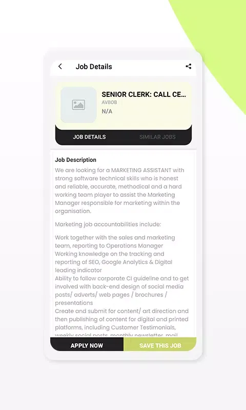 South Africa Jobs Screenshots