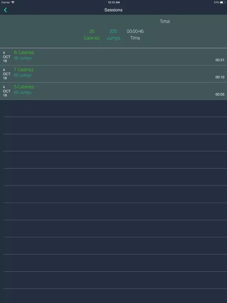 صور Jump Rope Counter + Calories iPad 