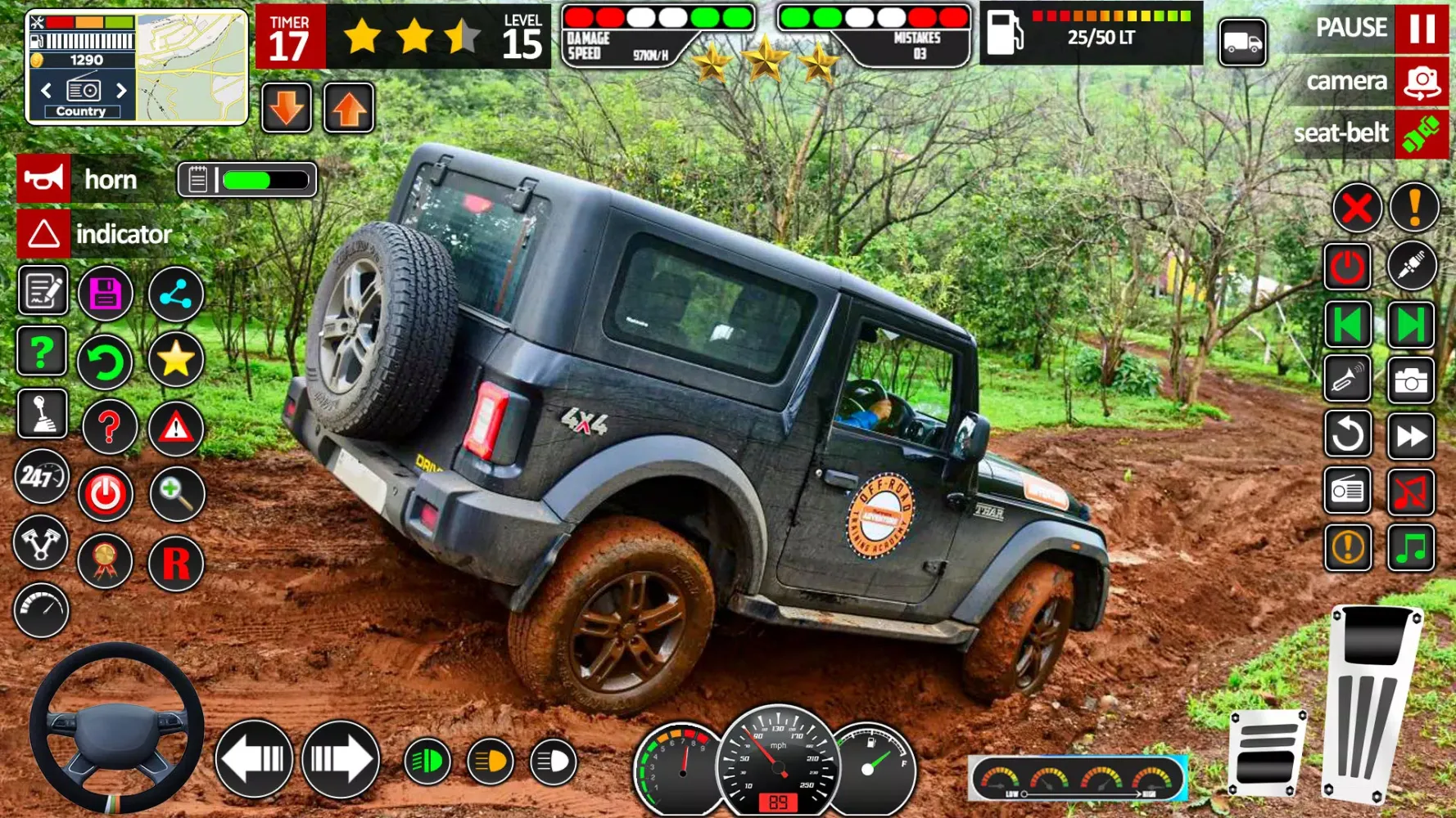Captures d'écran de Offroad Jeep Driving:Jeep Game