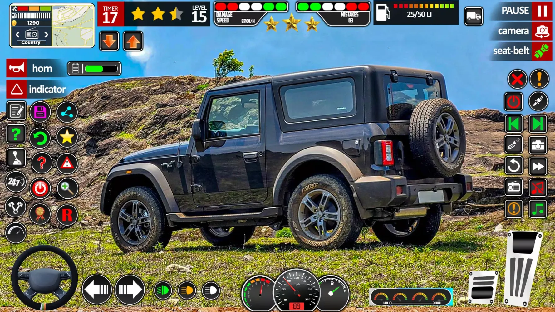Captures d'écran de Offroad Jeep Driving:Jeep Game