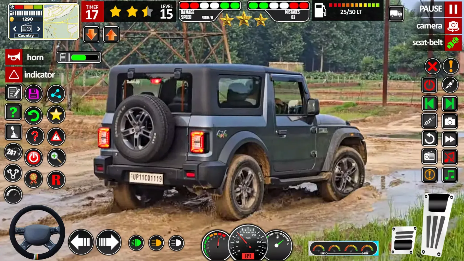 Captures d'écran de Offroad Jeep Driving:Jeep Game