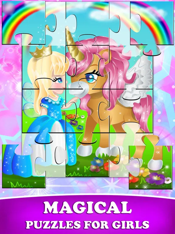 Princess Fairy Puzzle for Kids iPad  Screenshots