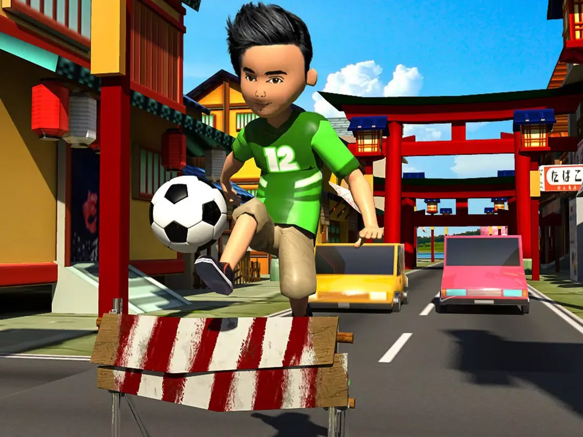 Soccer Infinity Runner iPad  Screenshots