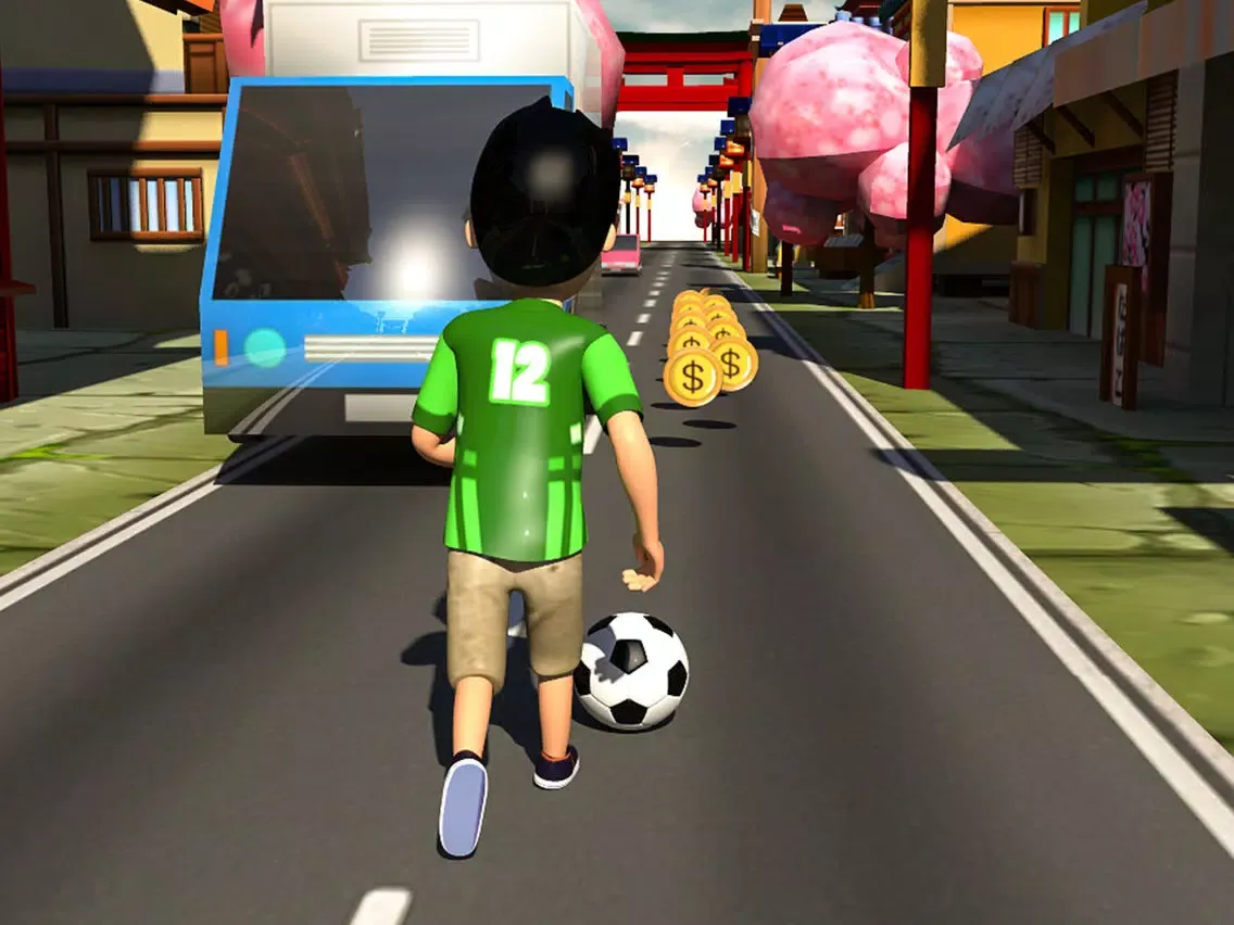Soccer Infinity Runner iPad  Screenshots