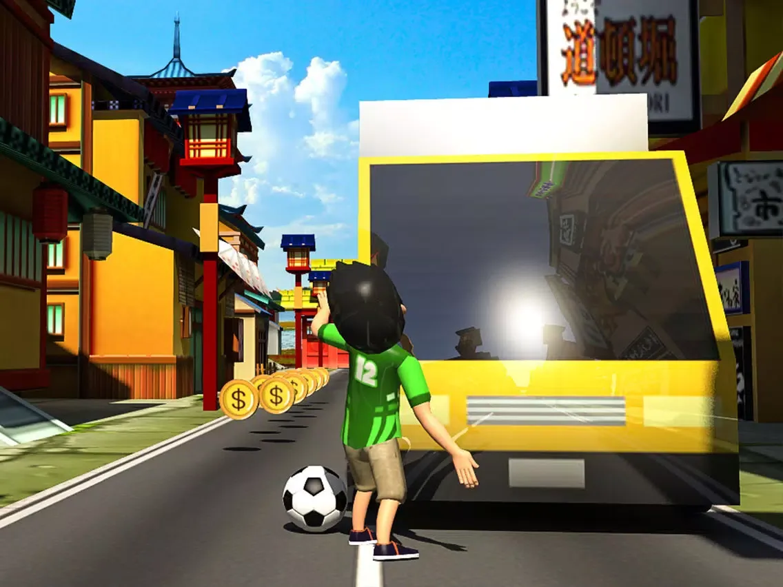 Soccer Infinity Runner iPad  Screenshots