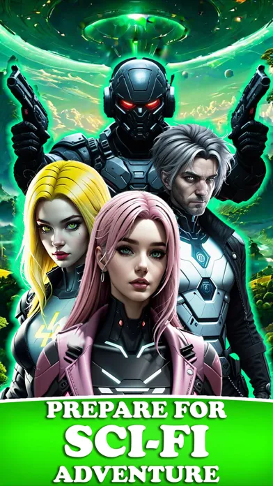 Ảnh chụp màn hình của Sci-Fi Interactive Stories