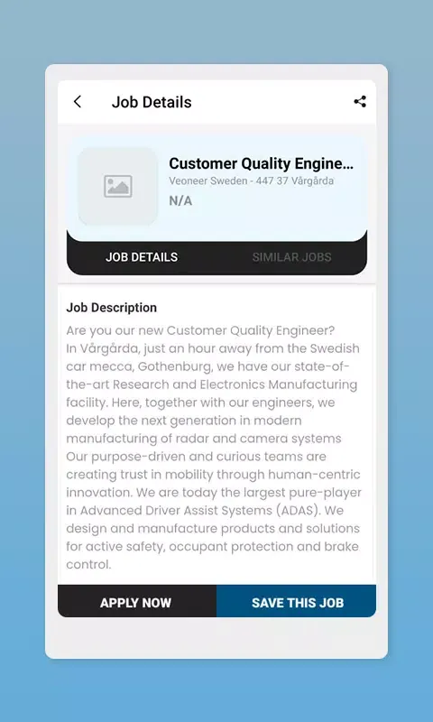 Скриншоты Swedan Jobs
